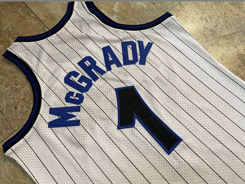 2003/04 Orlando Magic MCGRADY #1 White Classics Basketball Jersey (Closely Stitched)