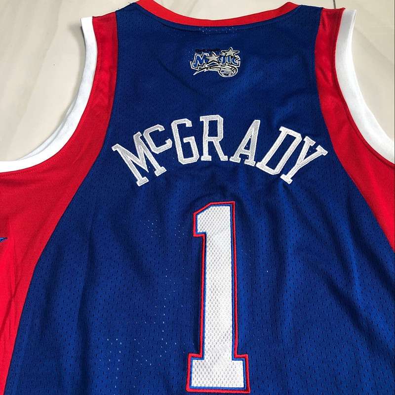 2004 Orlando Magic MCGRADY #1 Dark Blue All Star Classics Basketball Jersey (Closely Stitched)