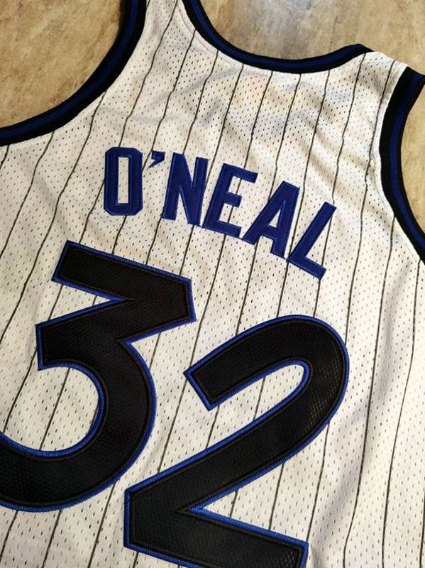 1993/94 Orlando Magic ONEAL #32 White Classics Basketball Jersey (Closely Stitched)