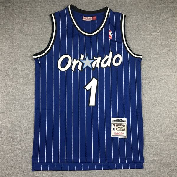 1993/94 Orlando Magic HARDAWAY #1 Blue Classics Basketball Jersey (Stitched)