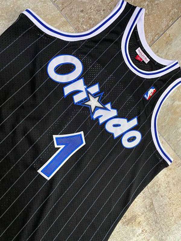 1994/95 Orlando Magic HARDAWAY #1 Black Classics Basketball Jersey (Closely Stitched)