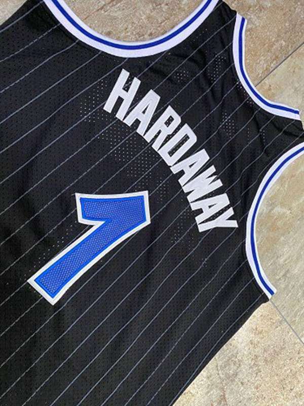 1994/95 Orlando Magic HARDAWAY #1 Black Classics Basketball Jersey (Closely Stitched)