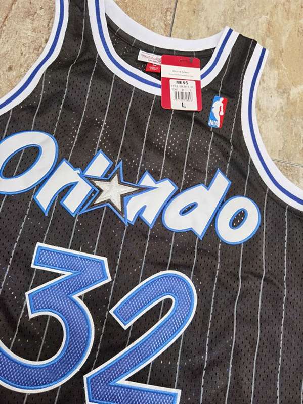 1994/95 Orlando Magic ONEAL #32 Black Classics Basketball Jersey (Closely Stitched)