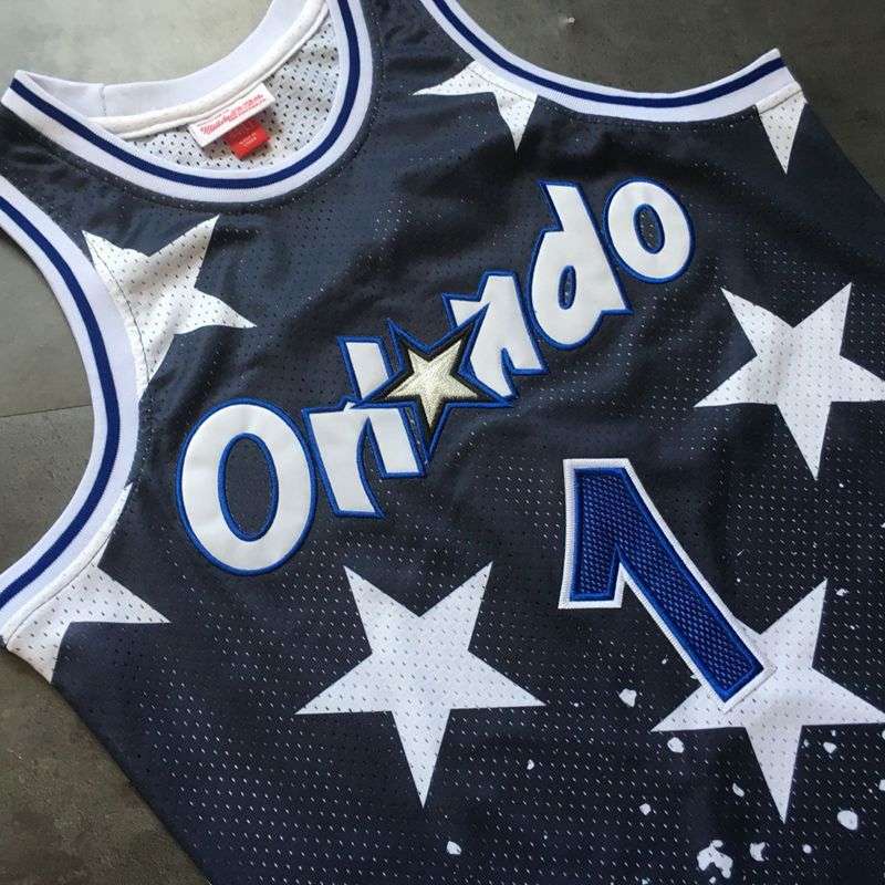 1994/95 Orlando Magic HARDAWAY #1 Dark Blue Classics Basketball Jersey (Closely Stitched)