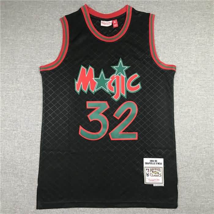 1994/95 Orlando Magic ONEAL #32 Black Classics Basketball Jersey 02 (Stitched)