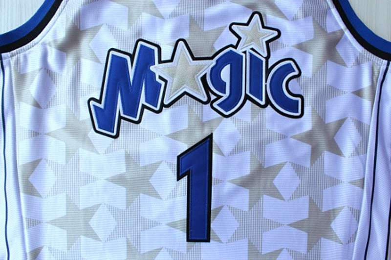 Orlando Magic MCGRADY #1 White Classics Basketball Jersey (Stitched)