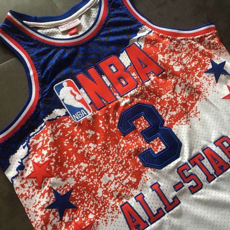 2003 Philadelphia 76ers IVERSON #3 White All Star Classics Basketball Jersey (Closely Stitched)