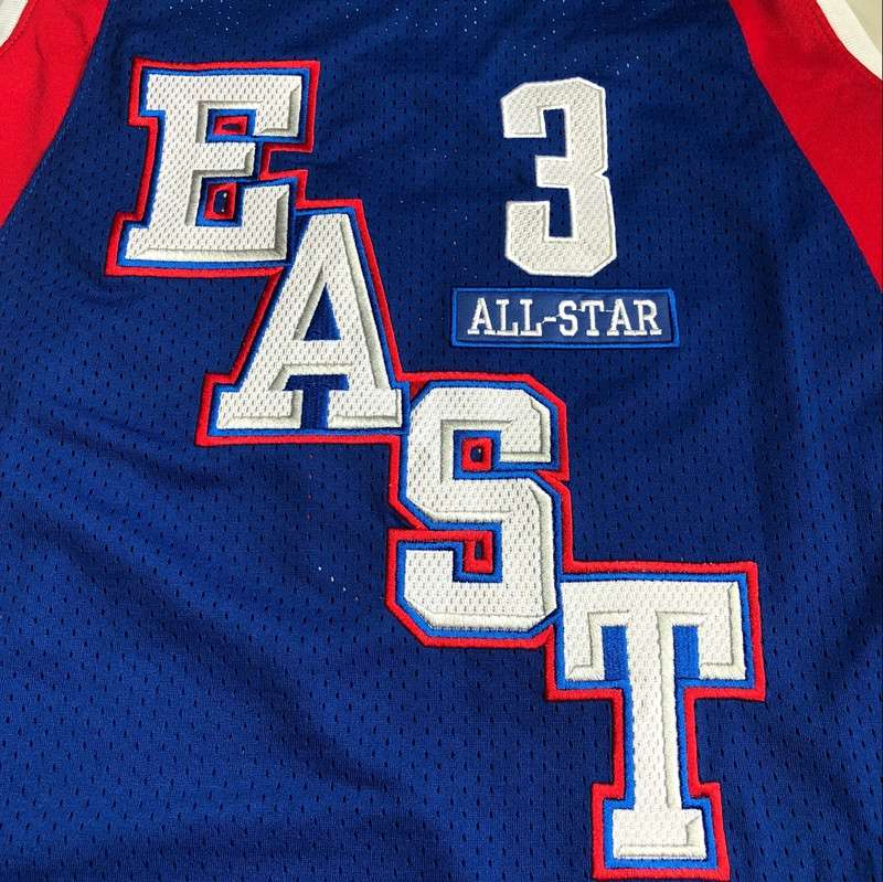 2004 Philadelphia 76ers IVERSON #3 Dark Blue All Star Classics Basketball Jersey (Closely Stitched)