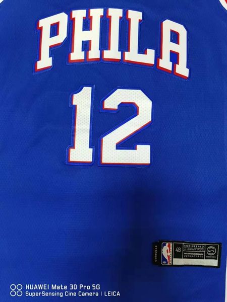 20/21 Philadelphia 76ers HARRLS #12 Blue Basketball Jersey (Stitched)