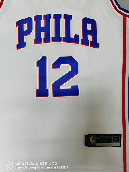 20/21 Philadelphia 76ers HARRLS #12 White Basketball Jersey (Stitched)