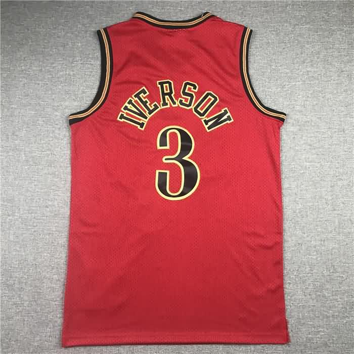 1999/00 Philadelphia 76ers IVERSON #3 Red Classics Basketball Jersey (Stitched)