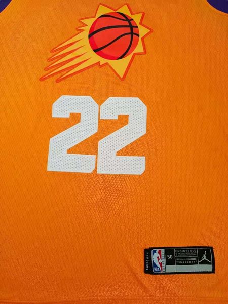 20/21 Phoenix Suns AYTON #22 Orange AJ Basketball Jersey (Stitched)