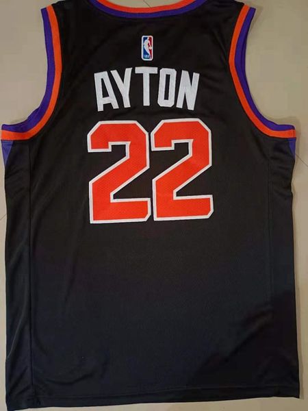 20/21 Phoenix Suns AYTON #22 Black Basketball Jersey (Stitched)