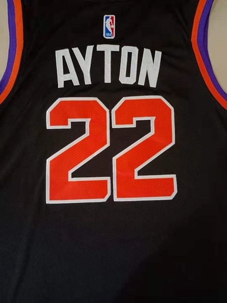 20/21 Phoenix Suns AYTON #22 Black Basketball Jersey (Stitched)