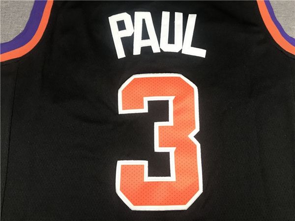 20/21 Phoenix Suns PAUL #3 Black Basketball Jersey (Stitched)