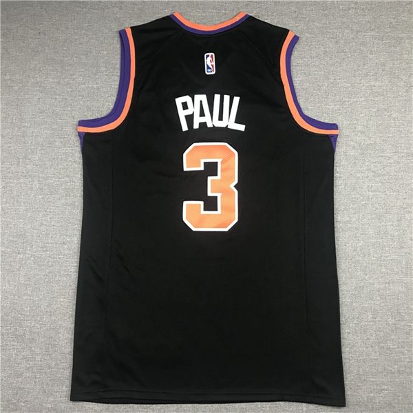 20/21 Phoenix Suns PAUL #3 Black Basketball Jersey (Stitched)