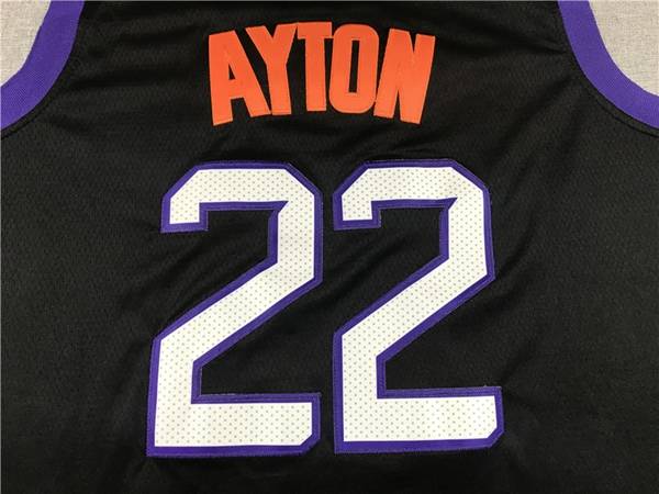 20/21 Phoenix Suns AYTON #22 Black City Basketball Jersey (Stitched)