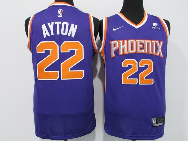 20/21 Phoenix Suns AYTON #22 Purple Basketball Jersey (Stitched)