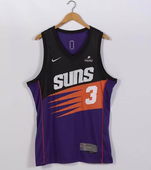20/21 Phoenix Suns PAUL #3 Purple Basketball Jersey 02 (Stitched)
