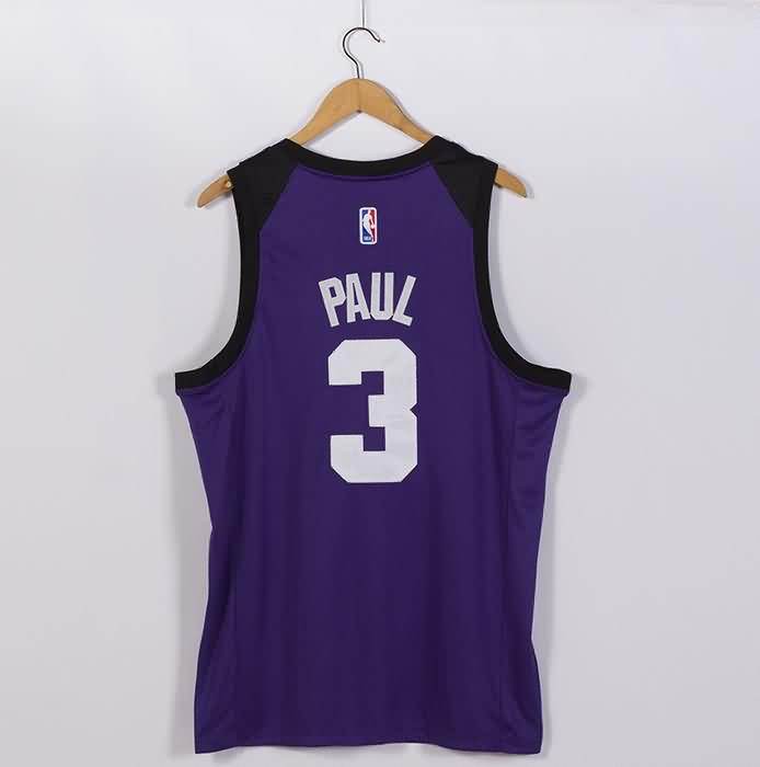 20/21 Phoenix Suns PAUL #3 Purple Basketball Jersey 02 (Stitched)