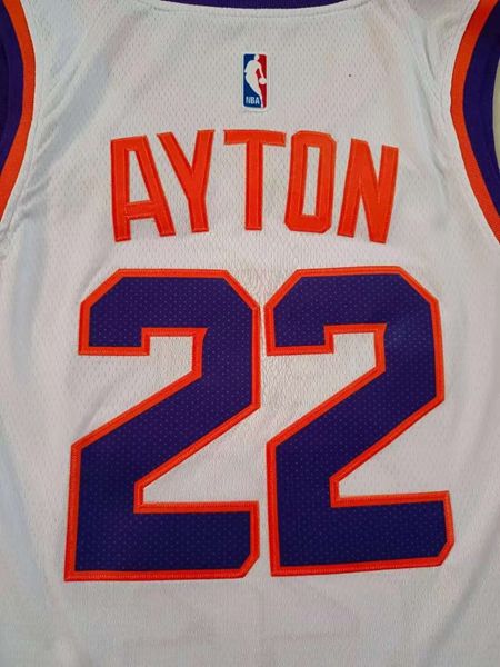 20/21 Phoenix Suns AYTON #22 White Basketball Jersey (Stitched)