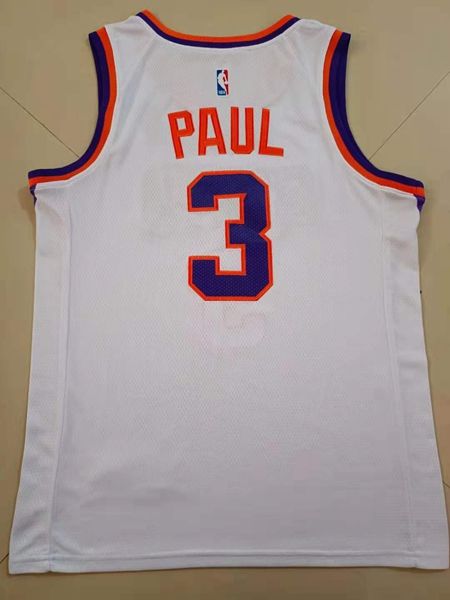 20/21 Phoenix Suns PAUL #3 White Basketball Jersey (Stitched