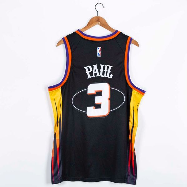 21/22 Phoenix Suns PAUL #3 Black Basketball Jersey (Stitched)