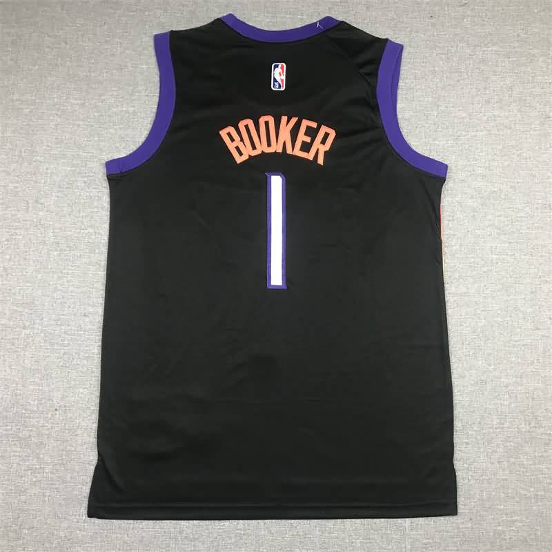 21/22 Phoenix Suns BOOKER #1 Black City Basketball Jersey (Stitched)