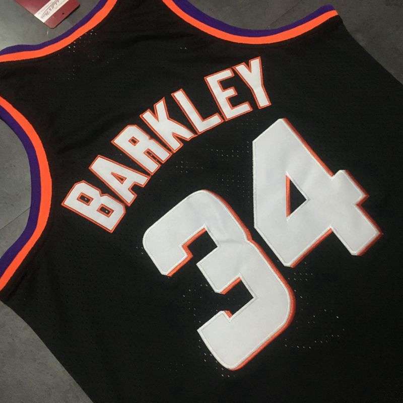 1992/93 Phoenix Suns BARKLEY #34 Black Classics Basketball Jersey (Closely Stitched)