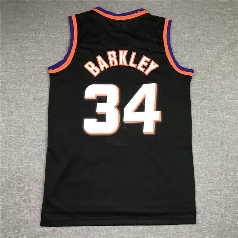 1992/93 Phoenix Suns BARKLEY #34 Black Classics Basketball Jersey (Stitched)