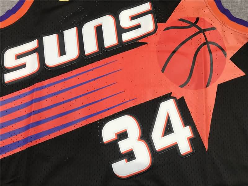 1992/93 Phoenix Suns BARKLEY #34 Black Classics Basketball Jersey (Stitched)