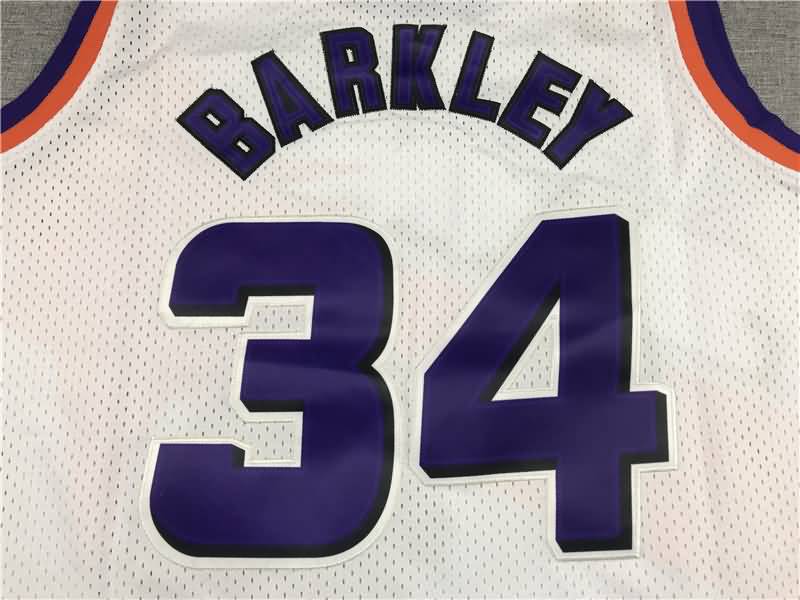 1992/93 Phoenix Suns BARKLEY #34 White Classics Basketball Jersey (Stitched)