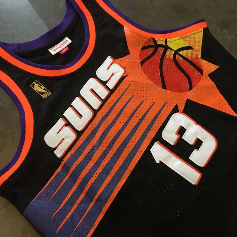 1996/97 Phoenix Suns NASH #13 Black Classics Basketball Jersey (Closely Stitched)