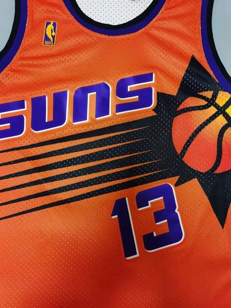 1996/97 Phoenix Suns NASH #13 Orange Classics Basketball Jersey (Stitched)