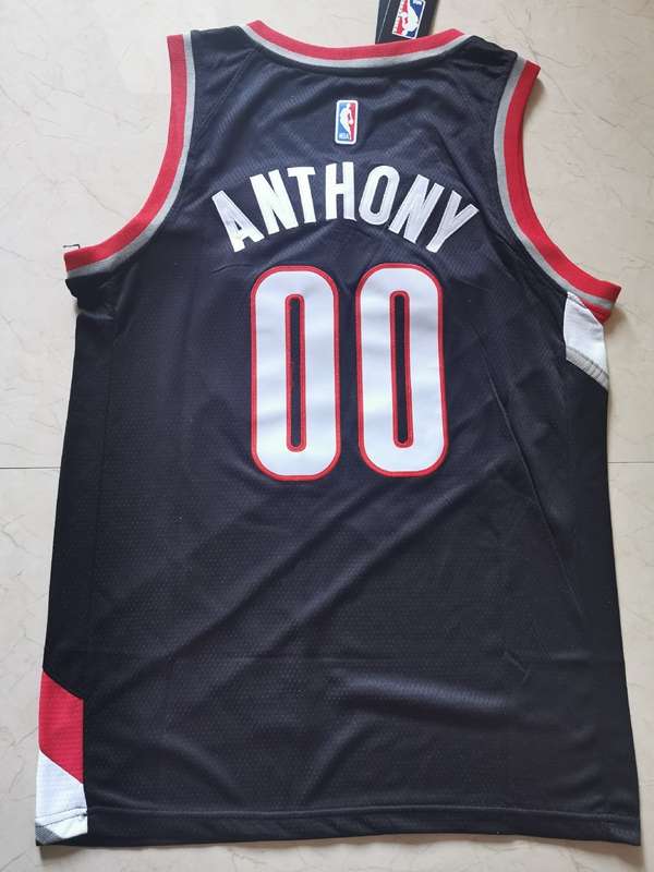 20/21 Portland Trail Blazers ANTHONY #00 Black Basketball Jersey (Stitched)