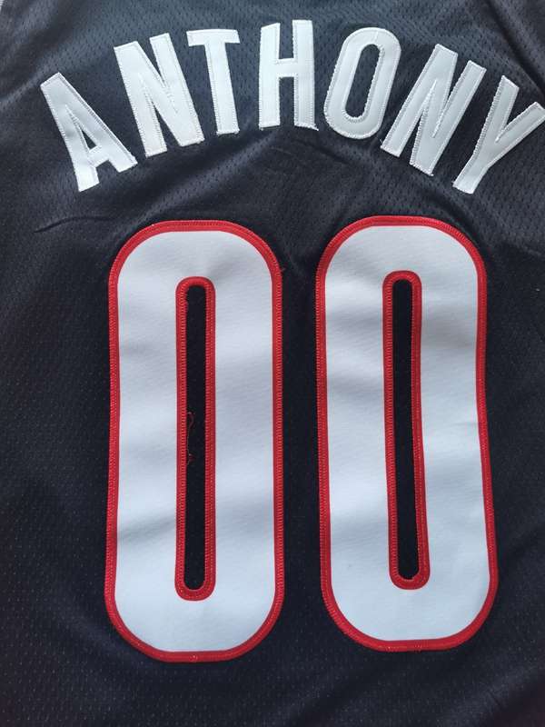 20/21 Portland Trail Blazers ANTHONY #00 Black Basketball Jersey (Stitched)