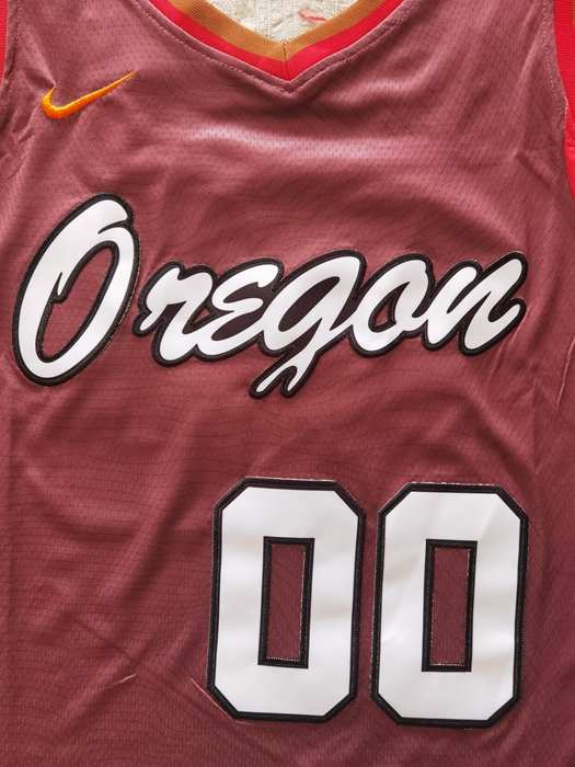 20/21 Portland Trail Blazers ANTHONY #00 Brown City Basketball Jersey (Stitched)