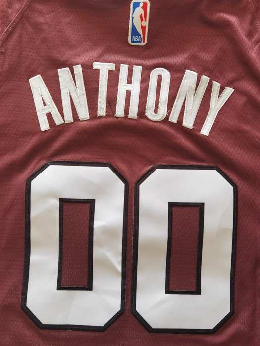 20/21 Portland Trail Blazers ANTHONY #00 Brown City Basketball Jersey (Stitched)