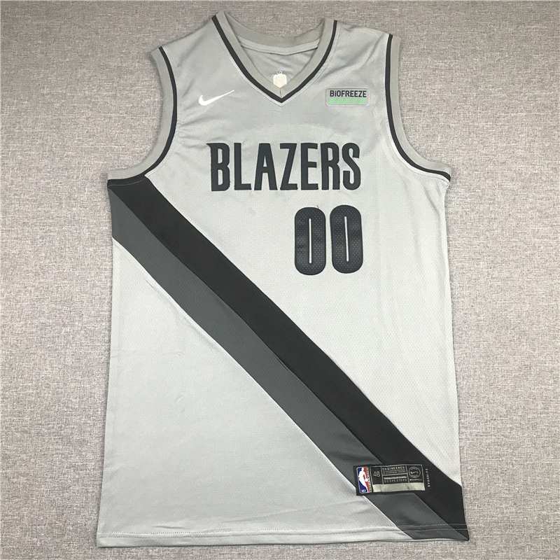 20/21 Portland Trail Blazers ANTHONY #00 Grey Basketball Jersey (Stitched)