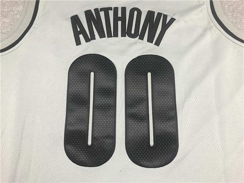 20/21 Portland Trail Blazers ANTHONY #00 Grey Basketball Jersey (Stitched)