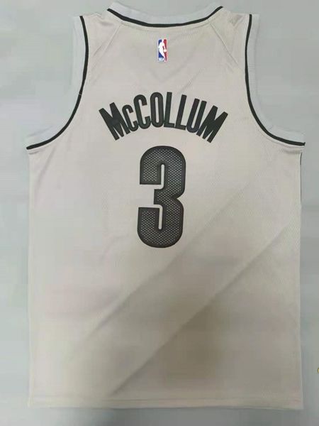 20/21 Portland Trail Blazers MCCOLLUM #3 Grey Basketball Jersey (Stitched)