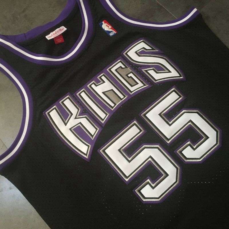 1998/99 Sacramento Kings WILLIAMS #55 Black Classics Basketball Jersey (Closely Stitched)