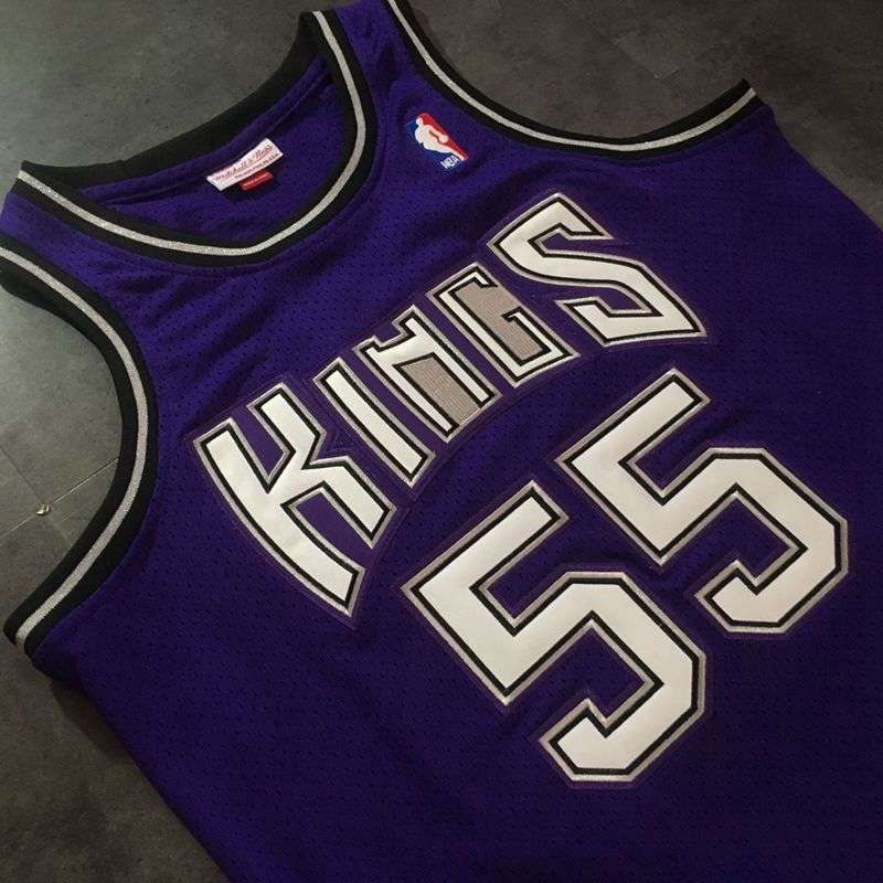 1998/99 Sacramento Kings WILLIAMS #55 Purple Classics Basketball Jersey (Closely Stitched)