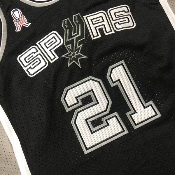 2001/02 San Antonio Spurs DUNCAN #21 Black Classics Basketball Jersey (Closely Stitched)