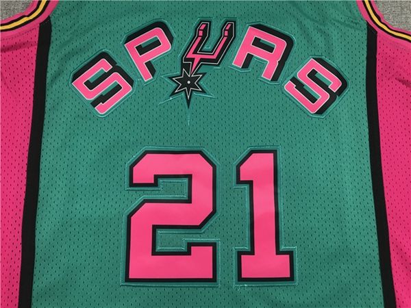 1998/99 San Antonio Spurs DUNCAN #21 Green Classics Basketball Jersey (Stitched)