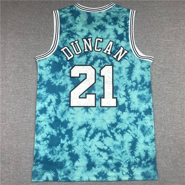 San Antonio Spurs DUNCAN #21 Green Classics Basketball Jersey (Stitched)