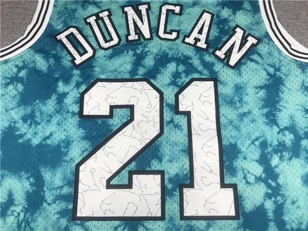 San Antonio Spurs DUNCAN #21 Green Classics Basketball Jersey (Stitched)