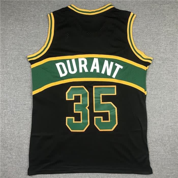 2007/08 Seattle Sounders DURANT #35 Black Classics Basketball Jersey (Stitched)