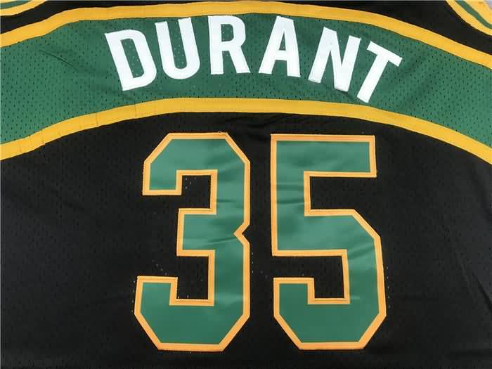 2007/08 Seattle Sounders DURANT #35 Black Classics Basketball Jersey (Stitched)