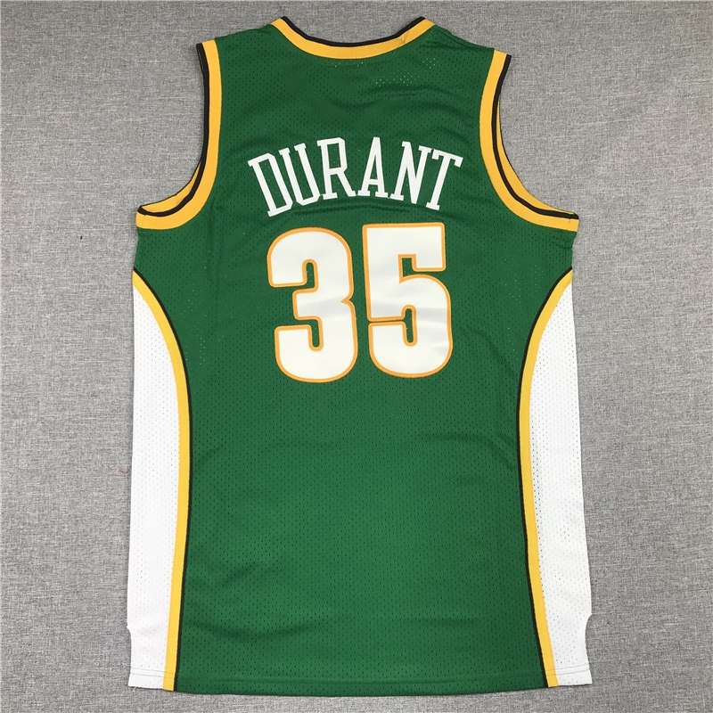 2007/08 Seattle Sounders DURANT #35 Green Classics Basketball Jersey (Stitched)